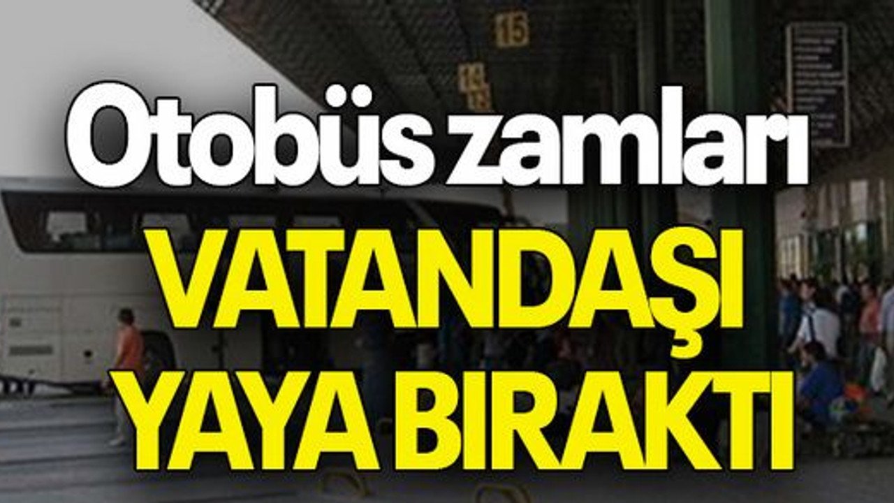 Otobüs zamları VATANDAŞI YAYA BIRAKTI